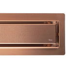 Odtokový žlab Rea Neox brush copper 60  6