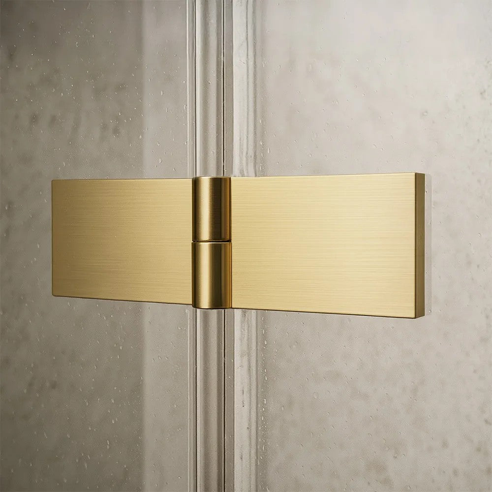 Sprchový kout Rea Atlas 90x100 Brush Gold vpravo 6
