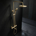 Sprchová sada s termostatem REA LUNGO Diamond - Gold Brush  6