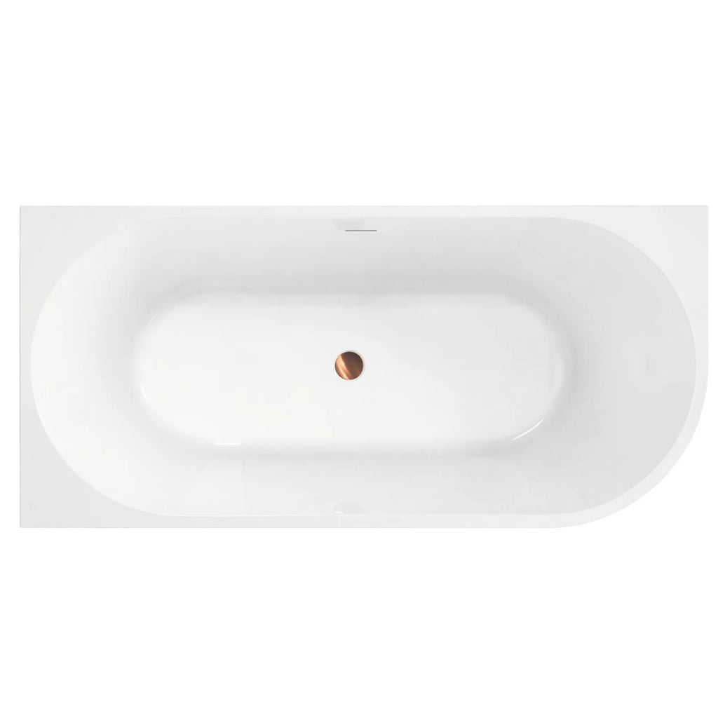 Rohová akrylová vana SYDNEY BELLANTO LEFT 170cm Černá krytka zátky 6