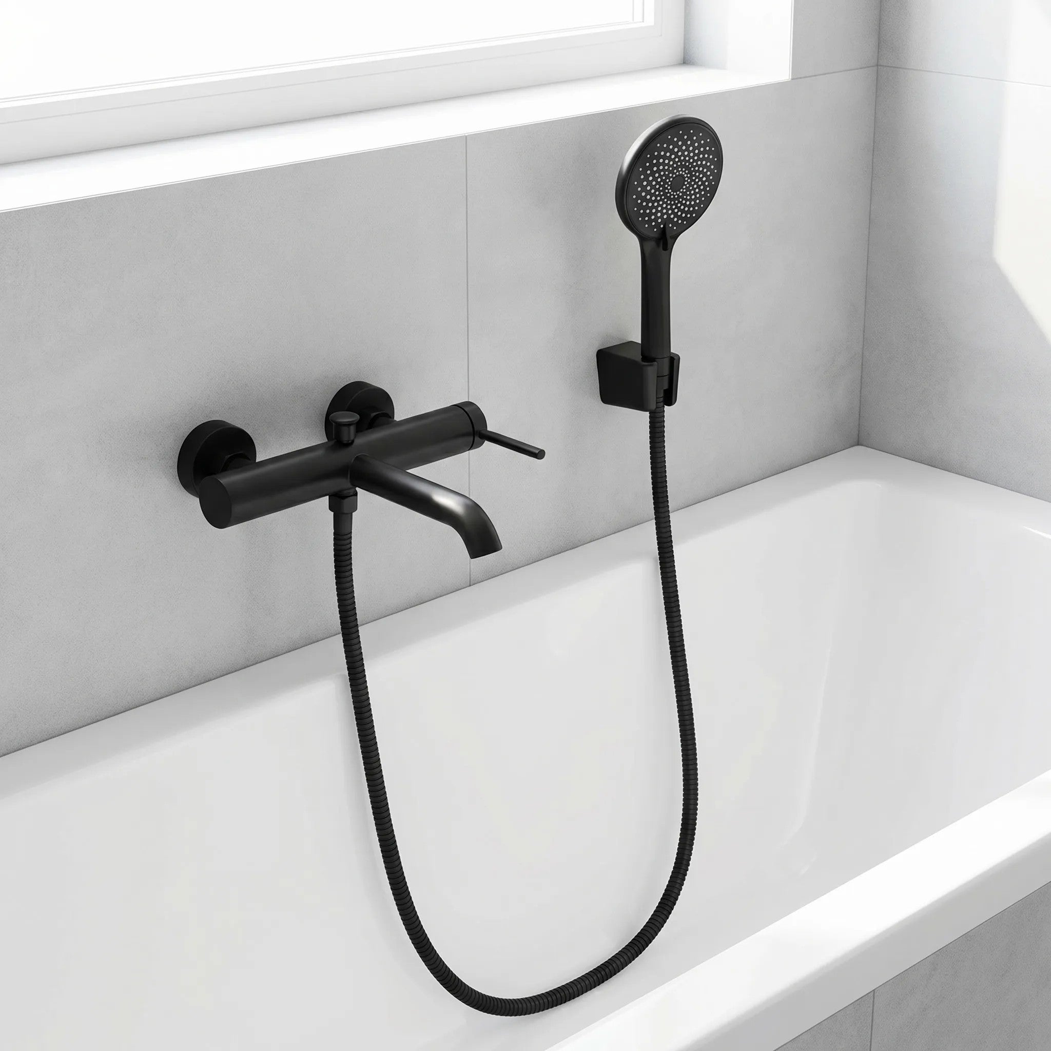 Koupelnová baterie REA Rivo - matná Black  6