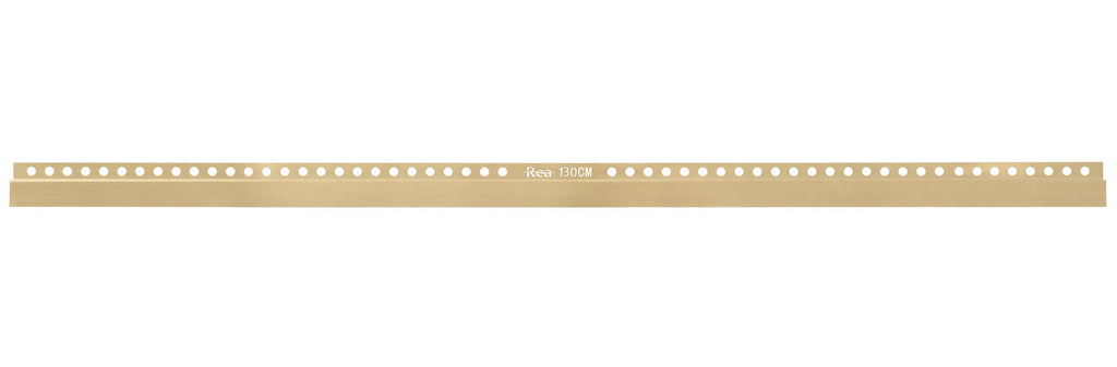 Přední lišta sprchové vaničky 130 cm broušená zlatá  6