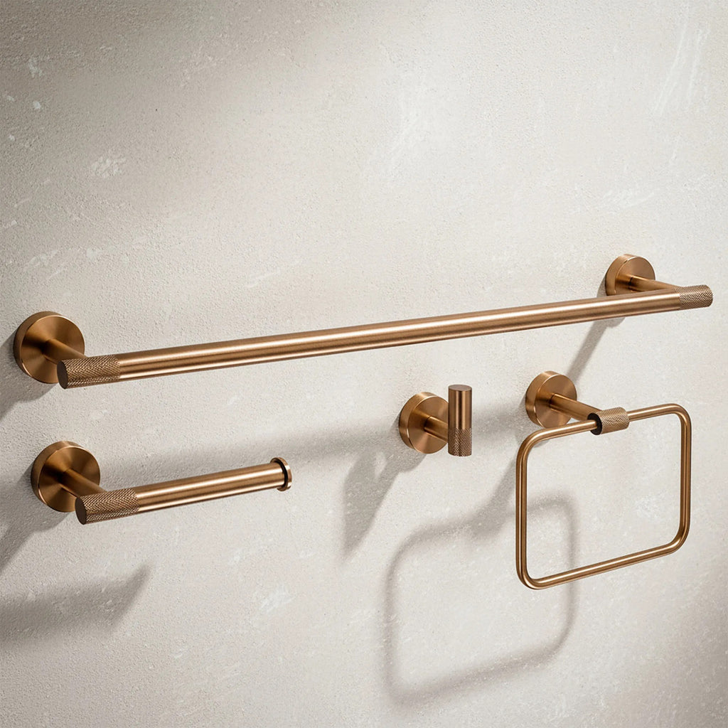 Sada koupelnových doplňků GRID Brush Copper 4 díly  6