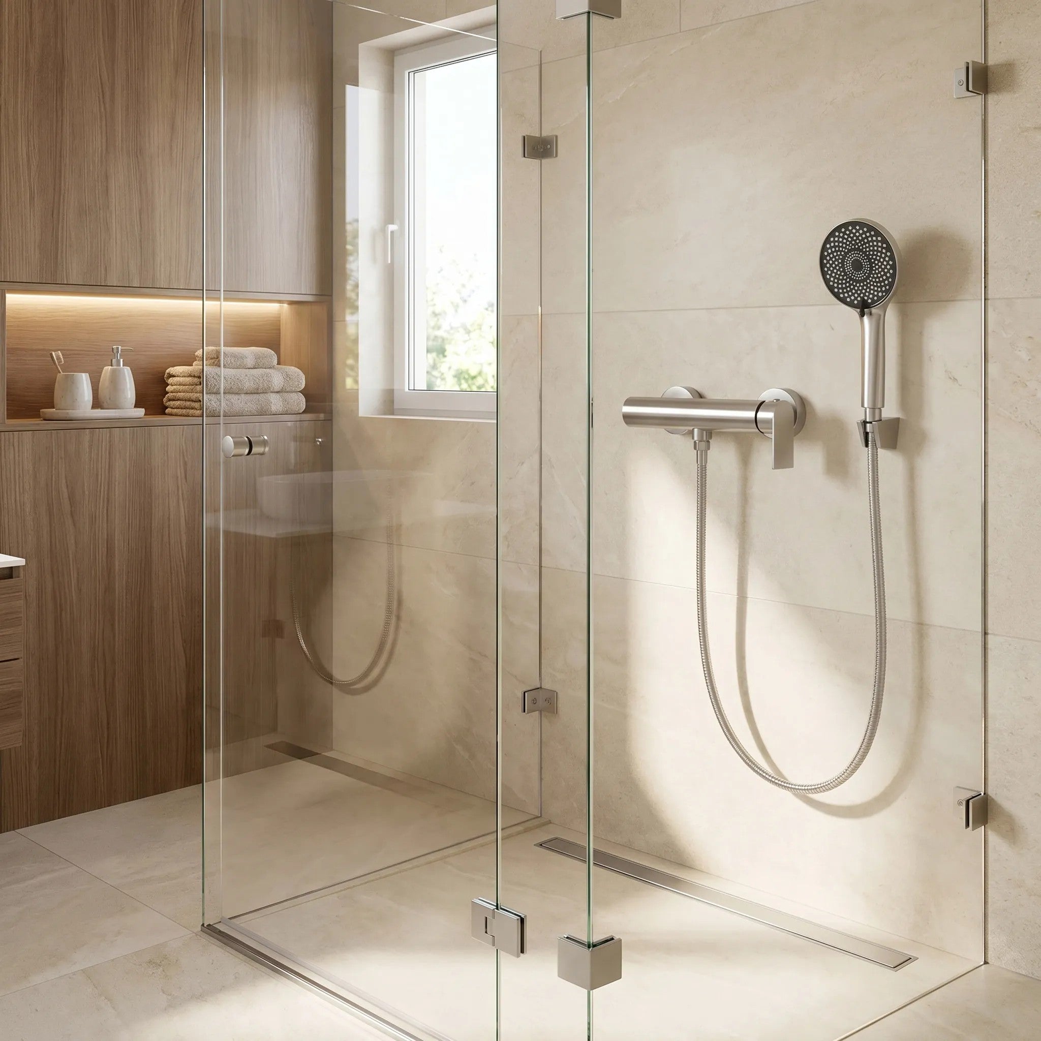 Sprchová baterie Rea Hunter Brushed Nickel  6