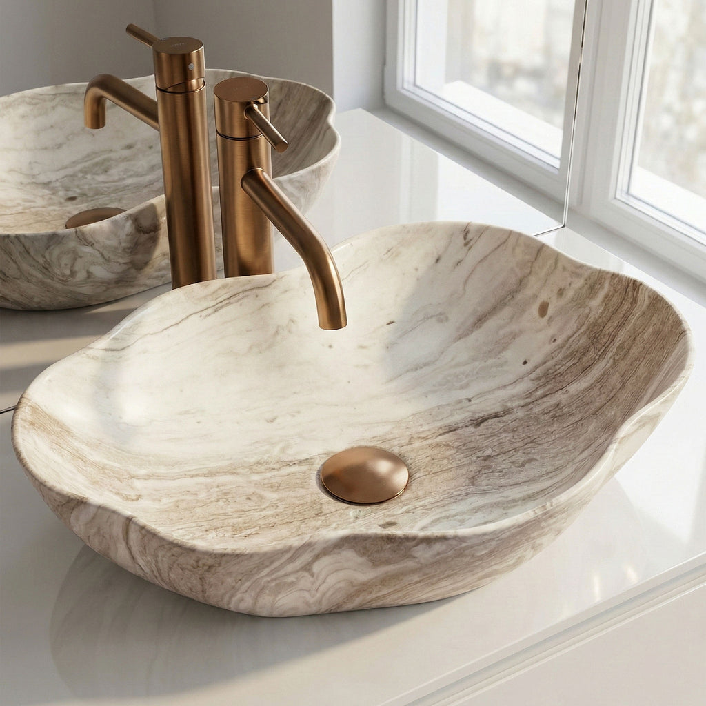 Umyvadlo na desku REA Pearl Saturn  4