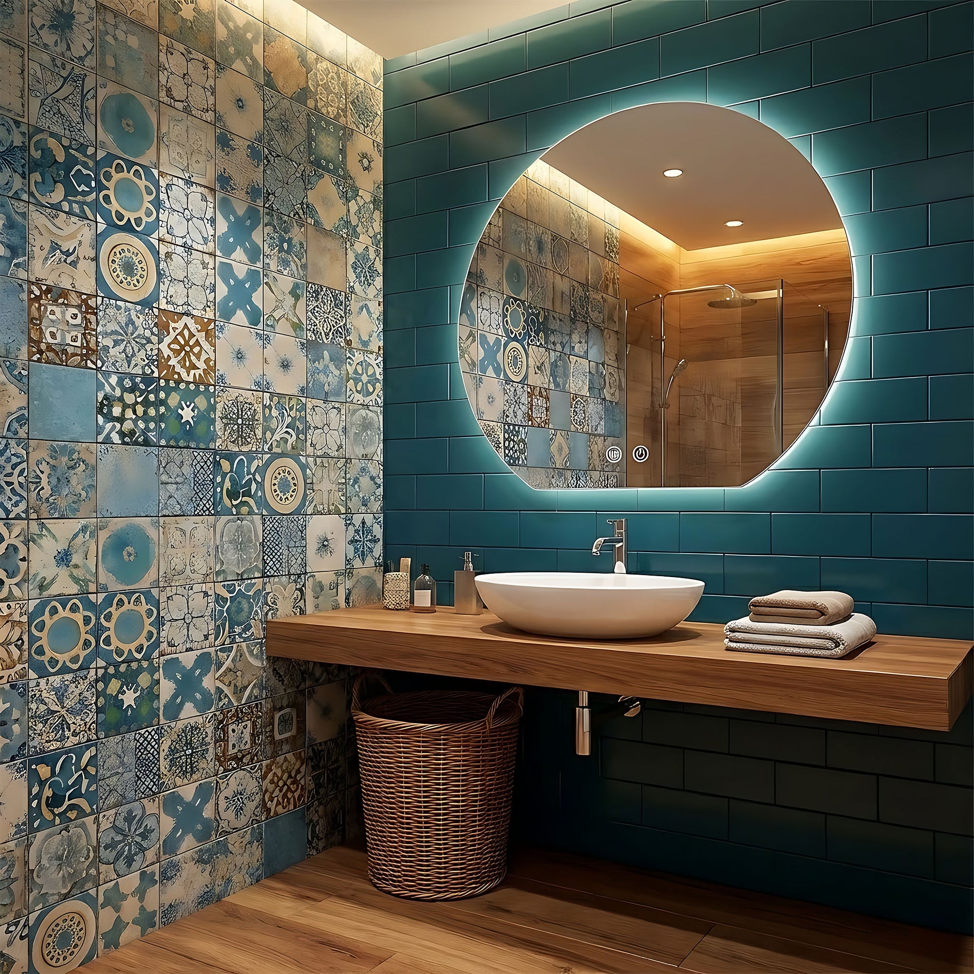 Zrcadlo LED 80cm Fabio  3