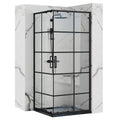 Sprchový kout REA CONCEPT 90x90 - černý Bez sprchové vaničky 1