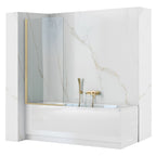 Paravan vanový Rea Elegant Gold Brush 70  1