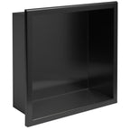 bathroom shelf 30x30 matte black  1