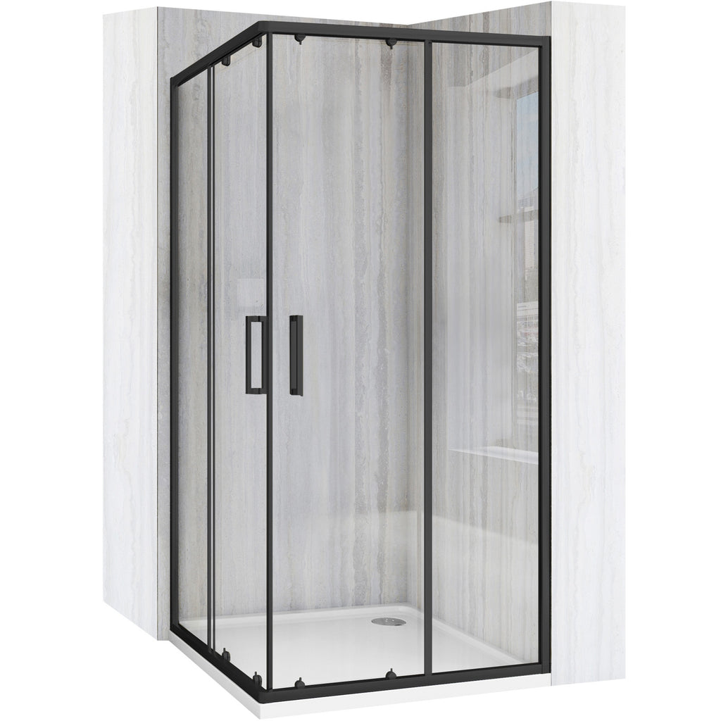 Sprchový kout REA City  90x90 Black Bez sprchové vaničky 1