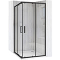 Sprchový kout REA City  90x90 Black Se sprchovou vaničkou Savoy 1