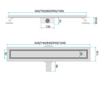 Odtokový žlab REA Neox pro Gold 90  8