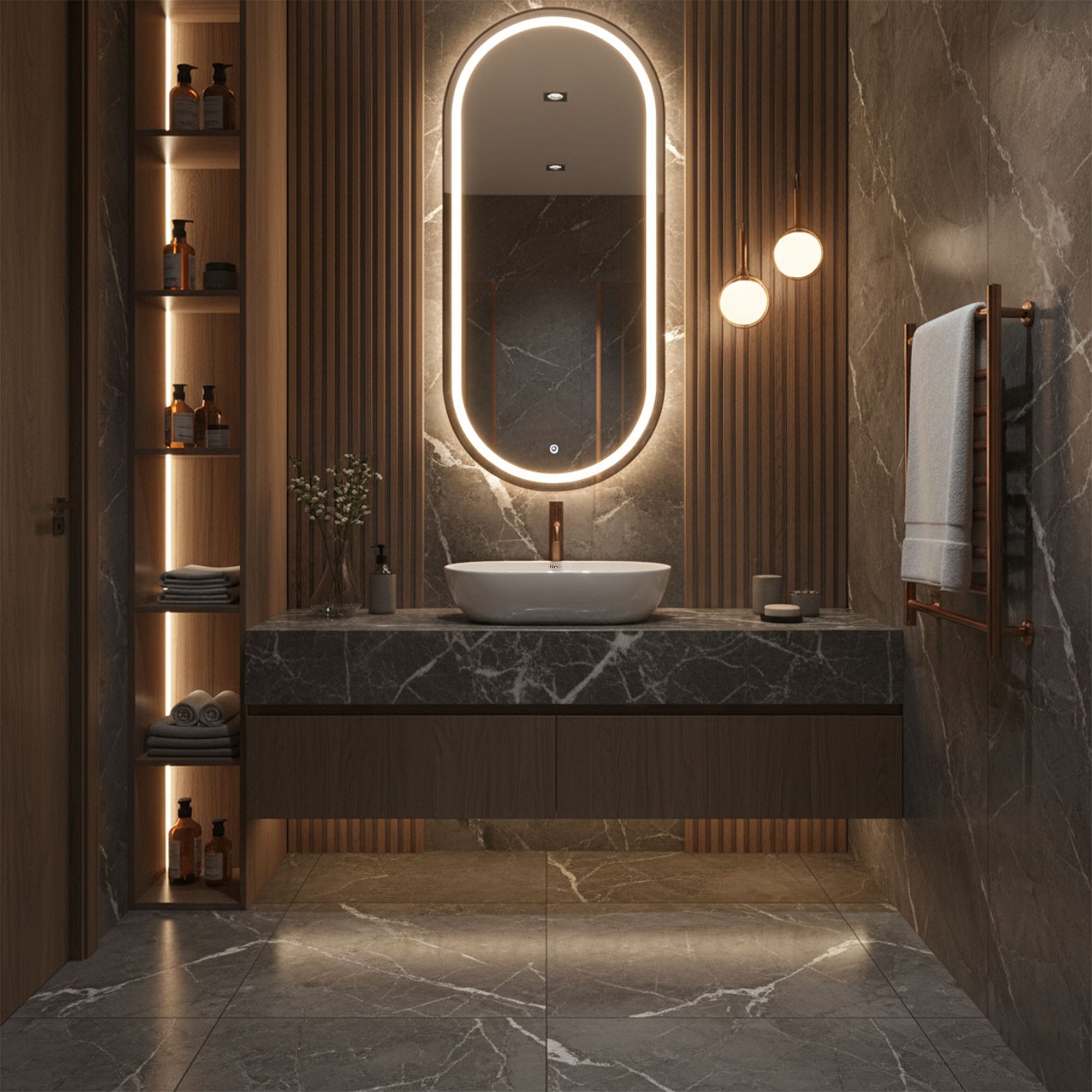 Umyvadlo na desku Amelia 52  6