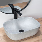 Umyvadlo na desku REA LIVIA - šedé  6