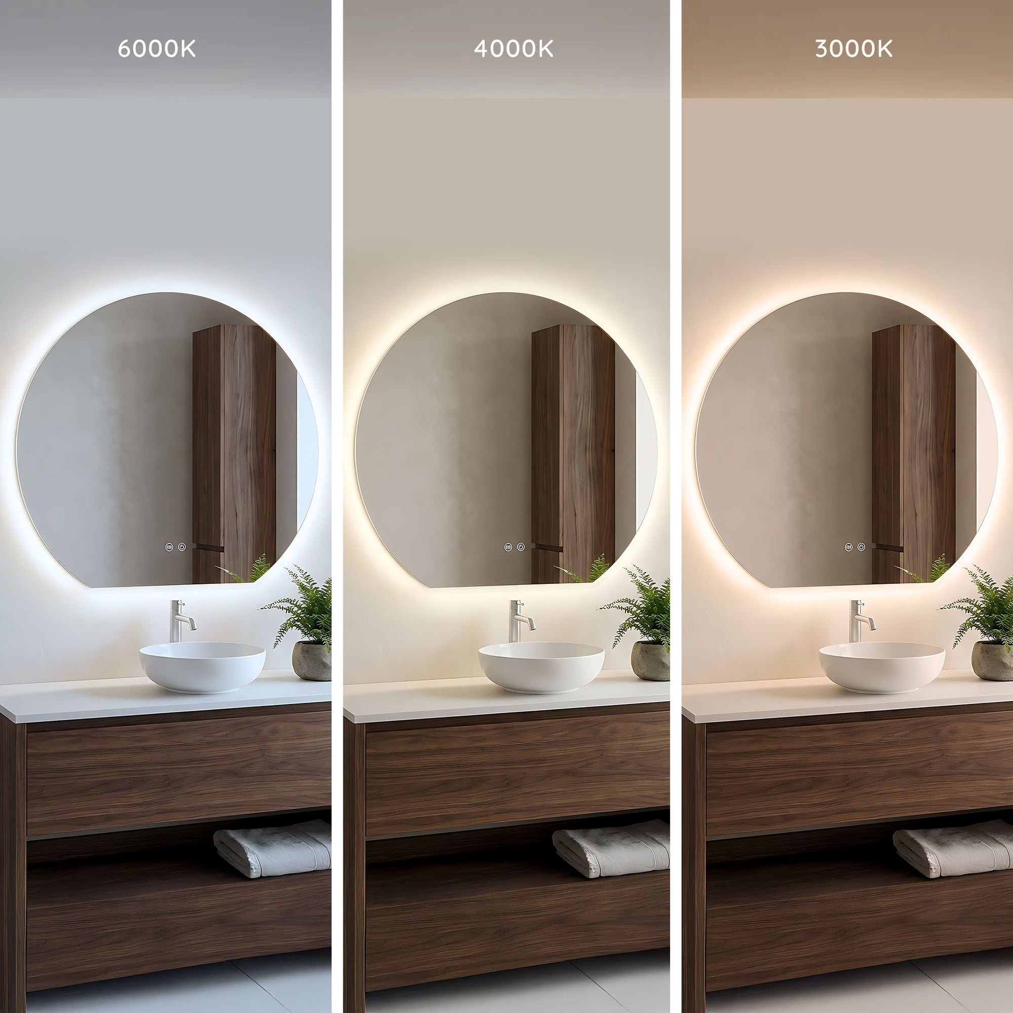 Zrcadlo LED 90cm Fabio  3