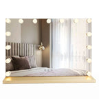 Zrcadlo LED HOLLYWOOD L.Gold 80x60  10