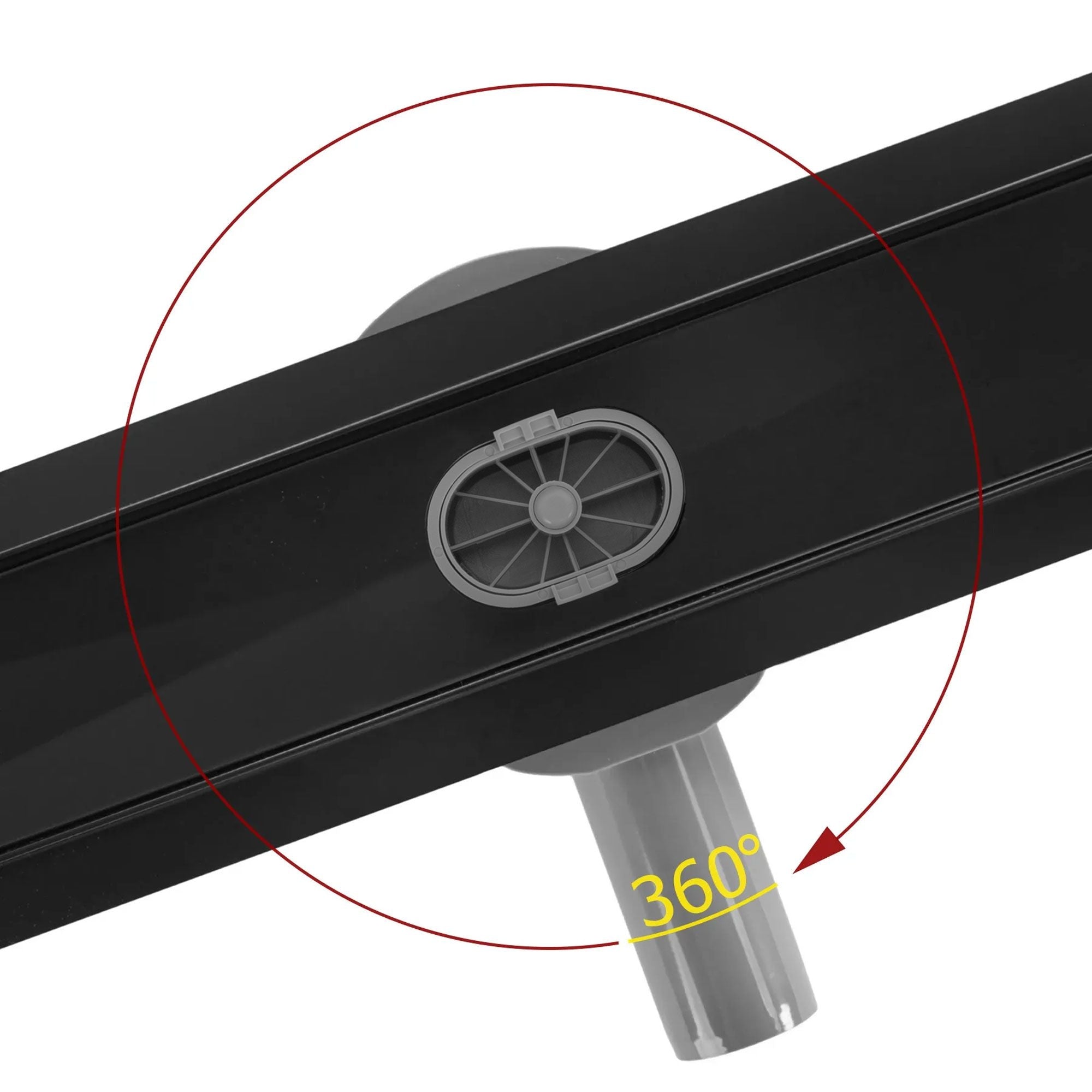 Odpływ Liniowy REA Neox pro Czarny 60  3