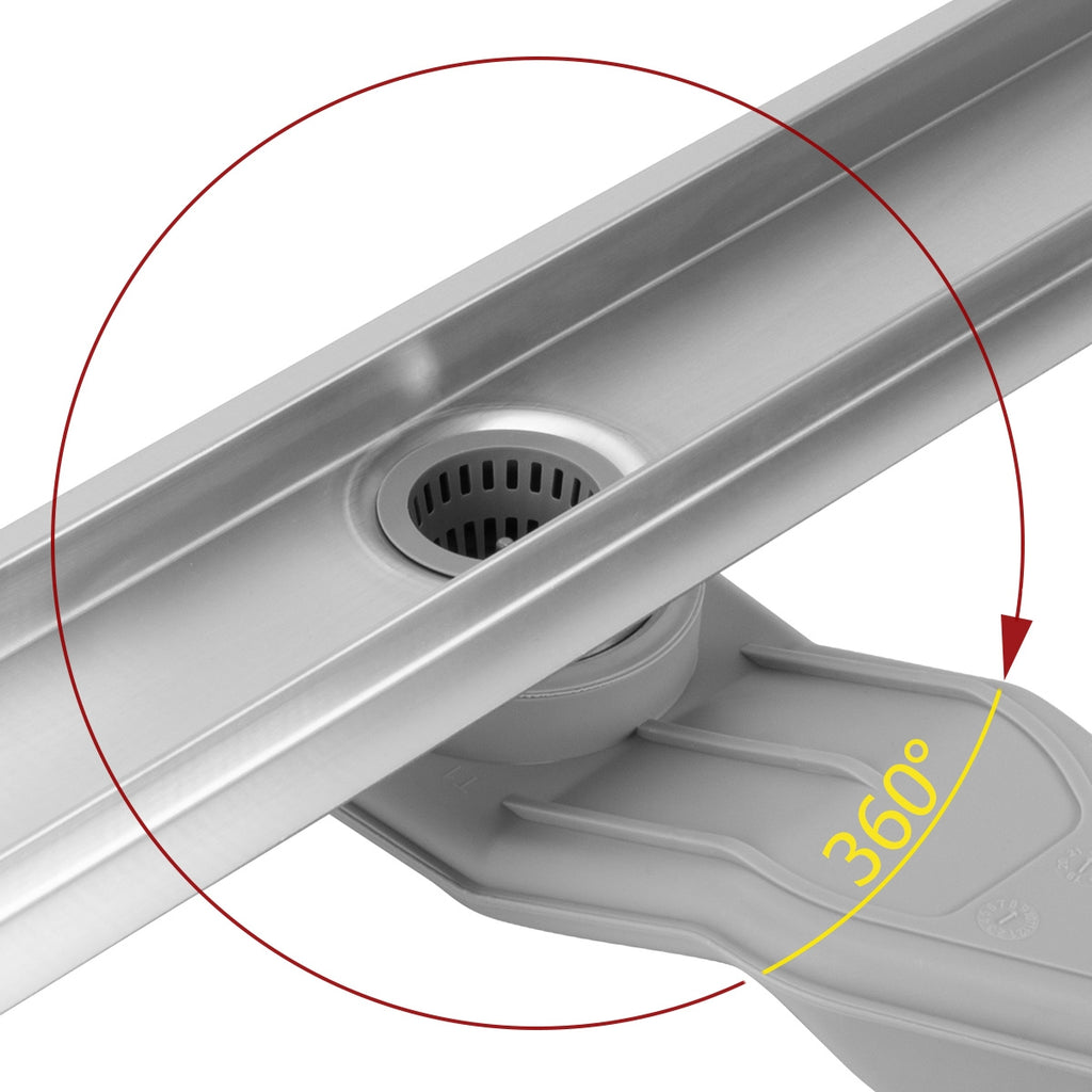 Scarico lineare REA Neox Superflow BRUSH NICKEL 60  2