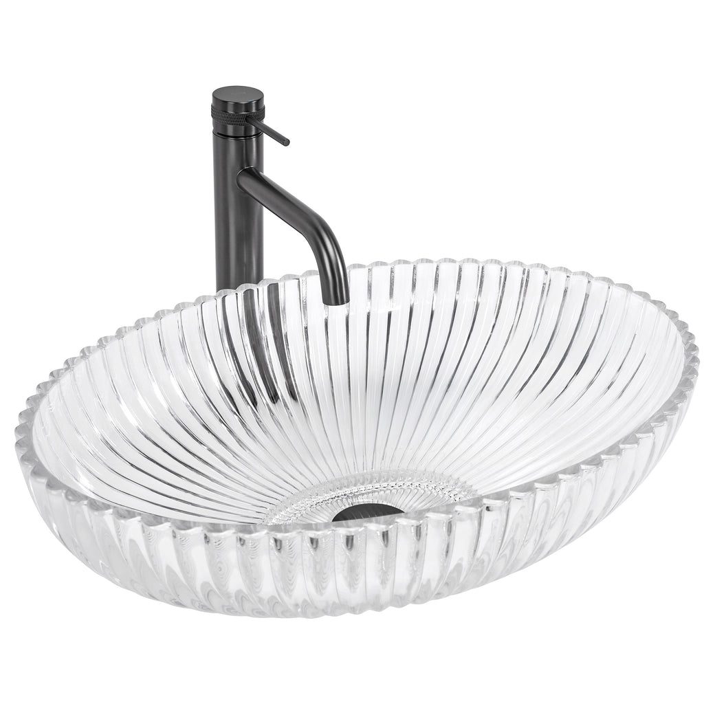 Umyvadlo na desku REA Nicole Transparent  7