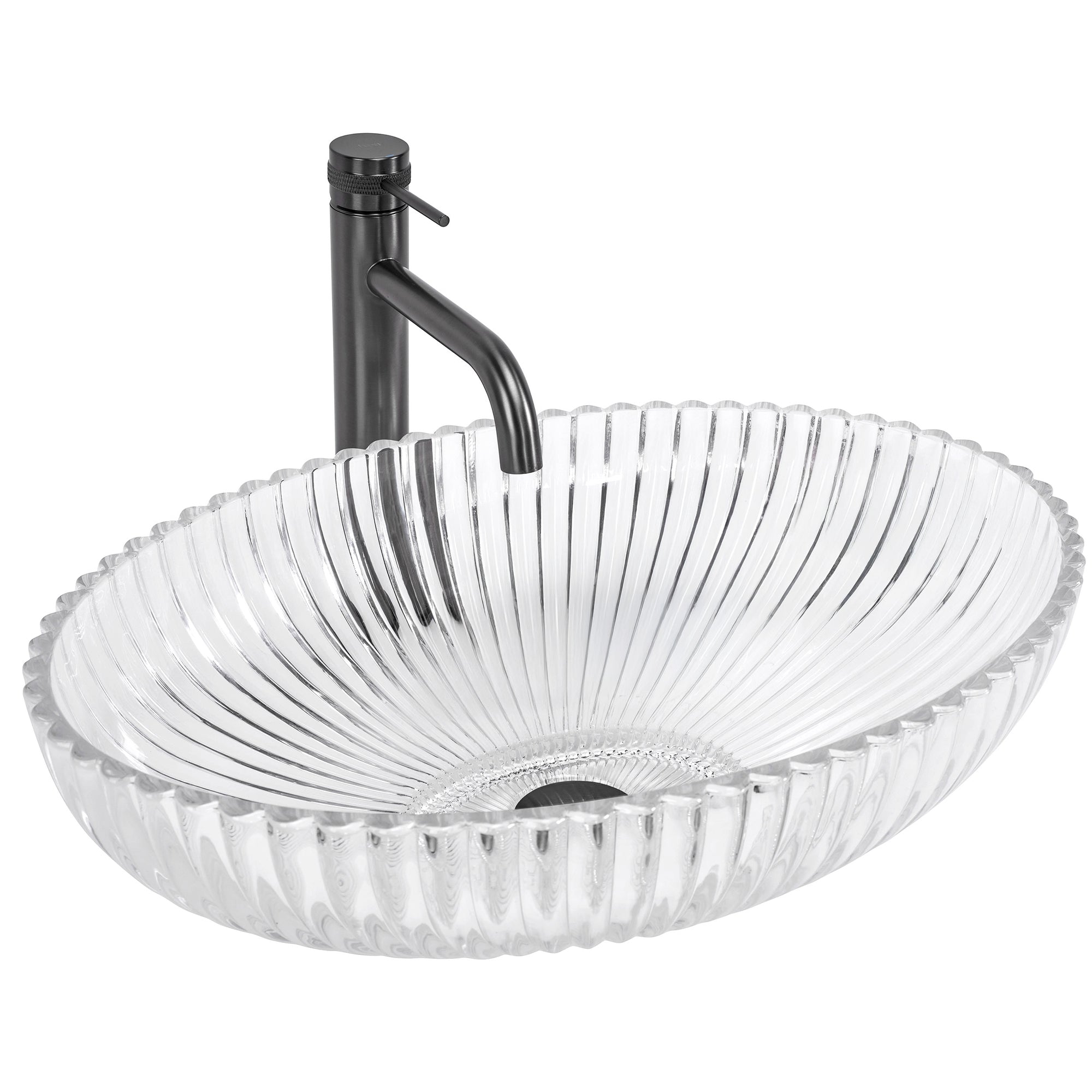 Umyvadlo na desku REA Nicole Transparent  7