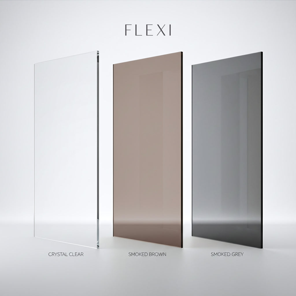 Sprchová zástěna Rea Flexi Grey / Brush Gold 80  8