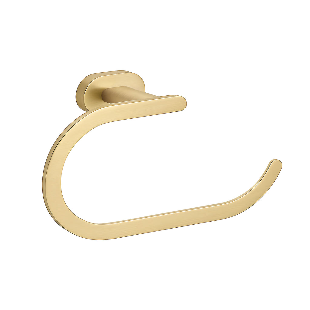 Koupelnový věšák Ring 110 Til Brush Gold  1