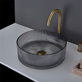 Umyvadlo na desku Rea Ingrid 36 Grey  1
