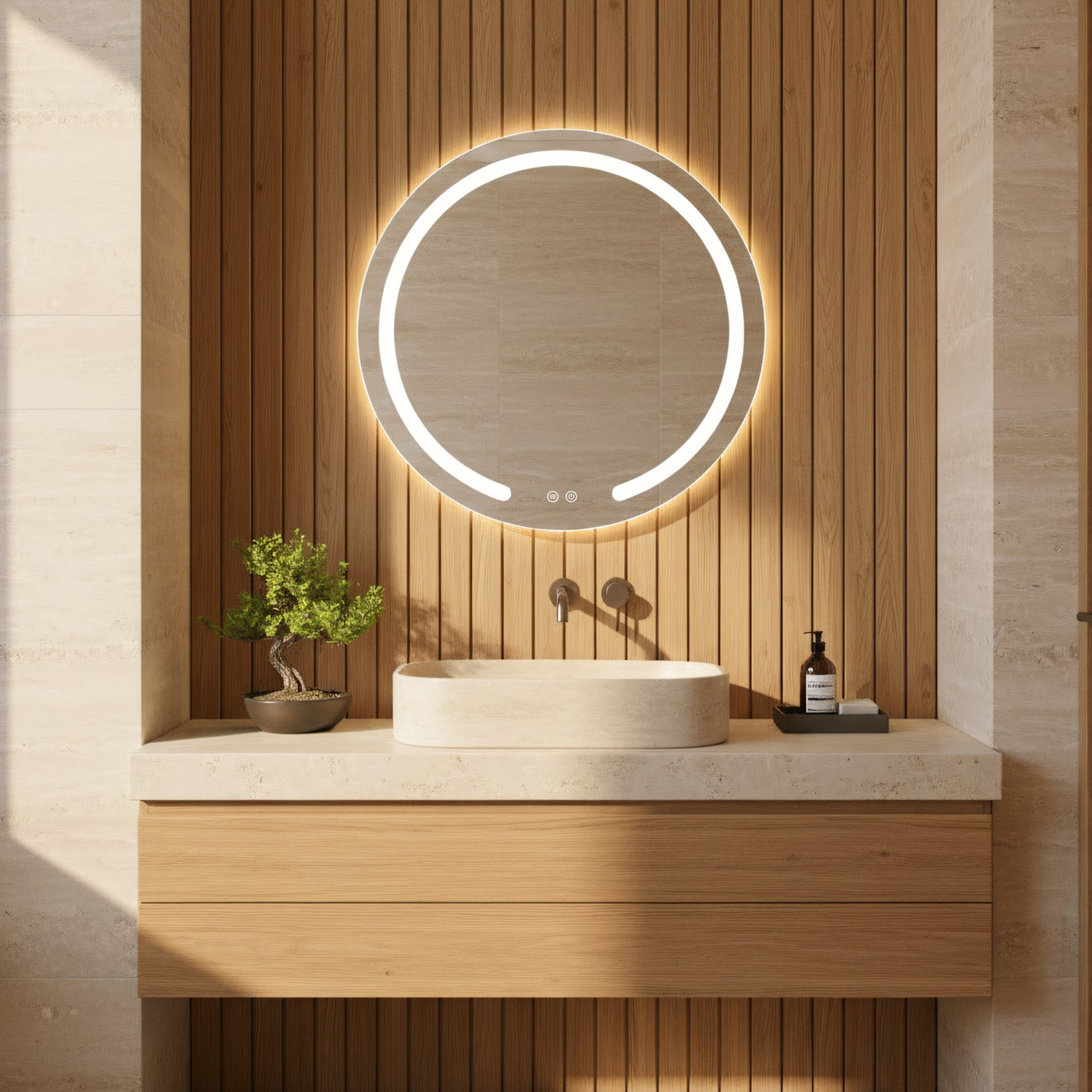 Zrcadlo LED 60cm Modern  3