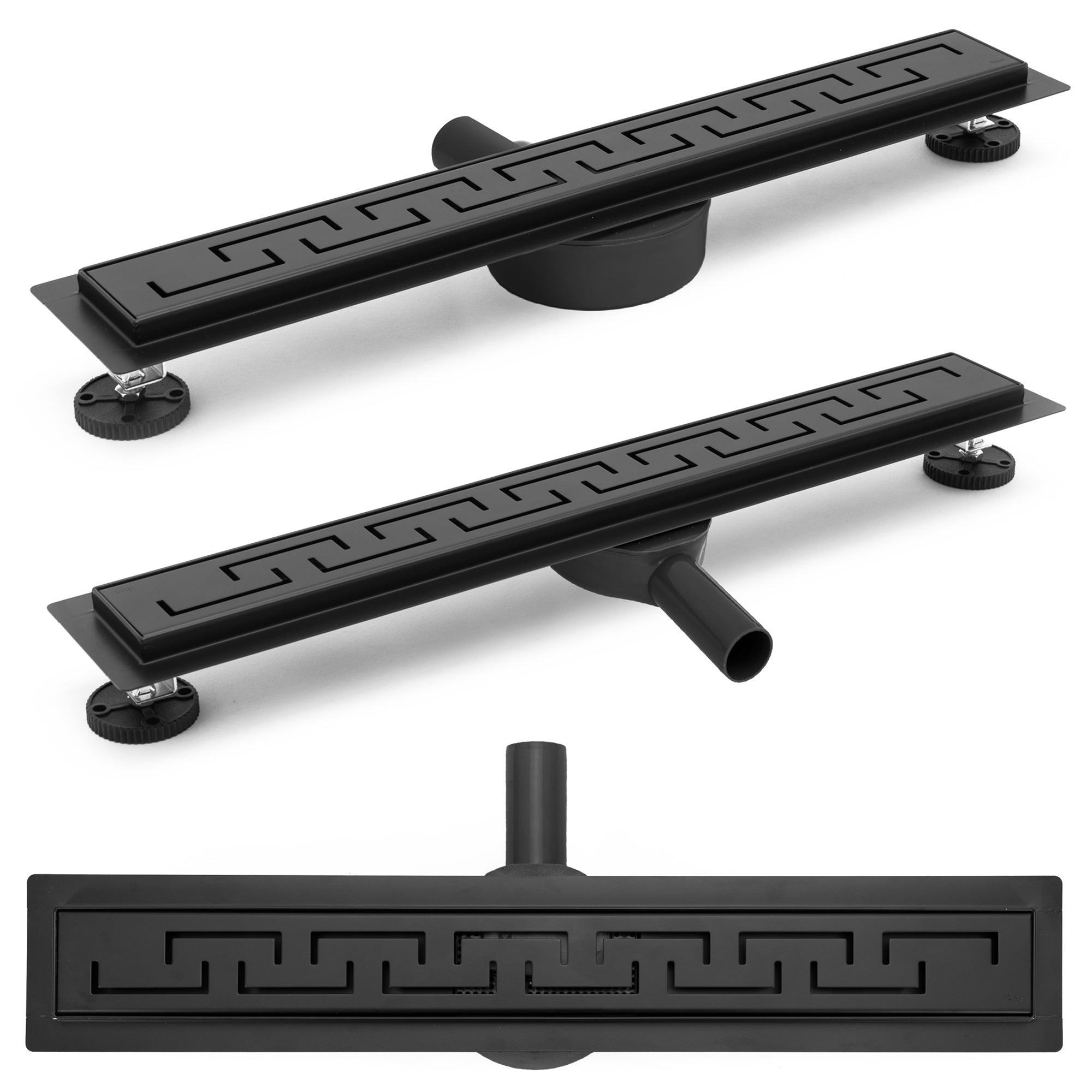 Odtokový žlab Rea Greek 90 - matný černý  1