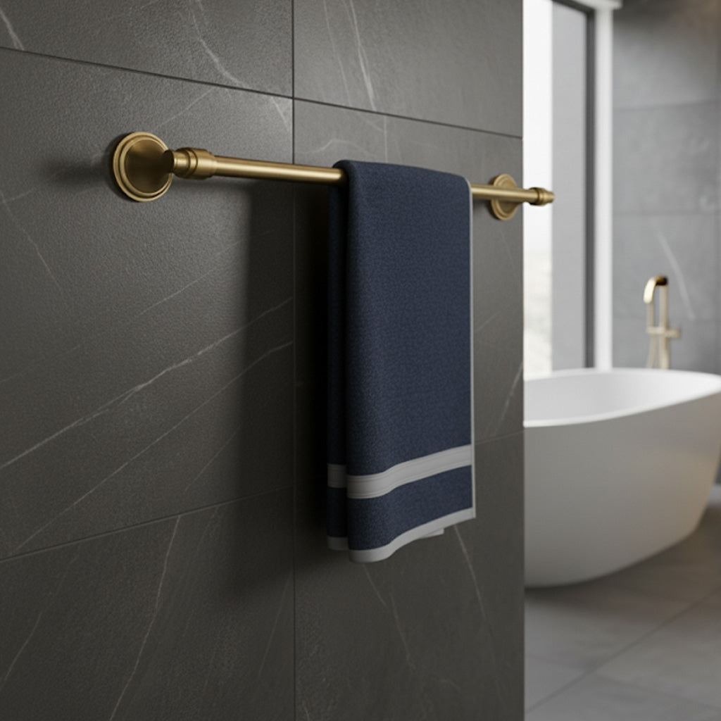 Koupelnový věšák 16101 Aristo Brush Gold  3