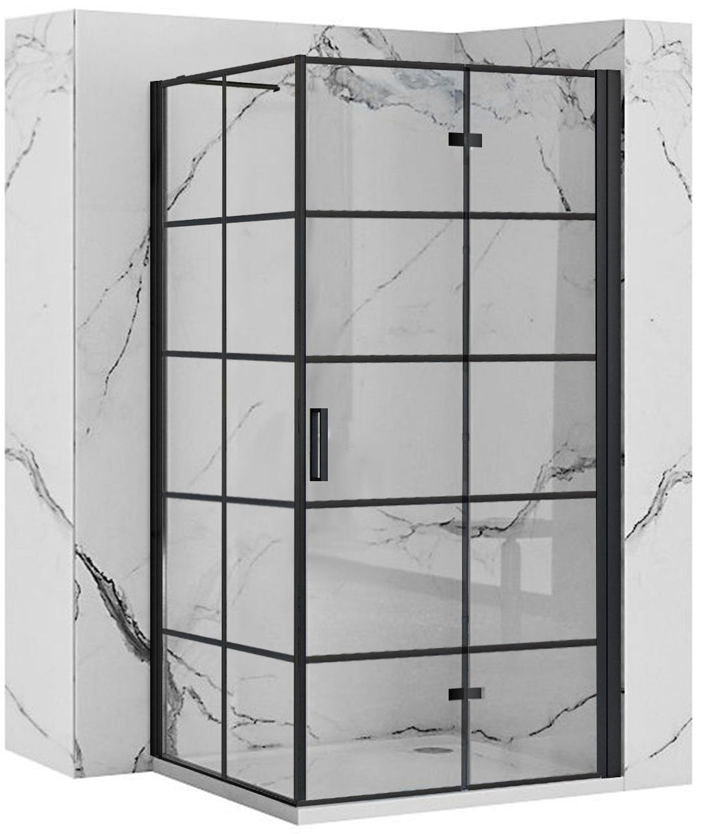 Sprchový kout REA MOLIER 100x90 - černý  2
