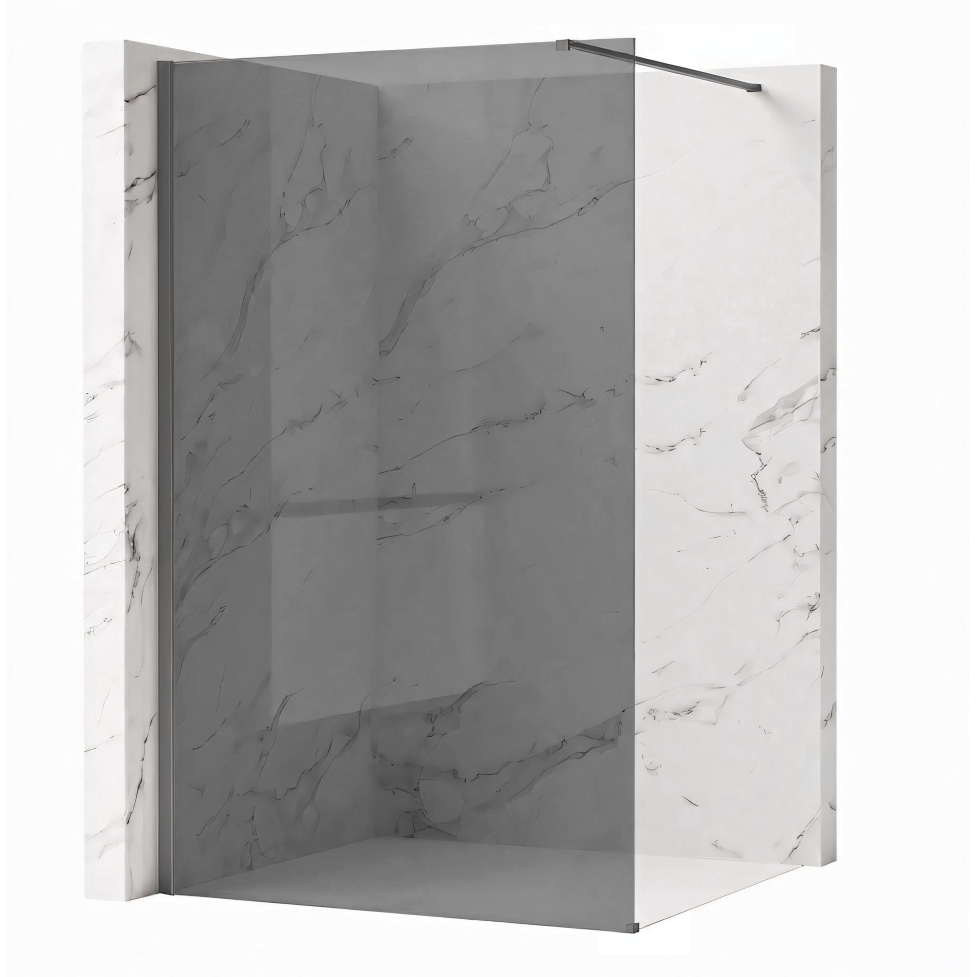 Sprchová zástěna Rea Flexi Grey / Titan 80  2