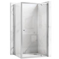 Sprchový kout Rea Primo Swing 100x90 Chrome  1