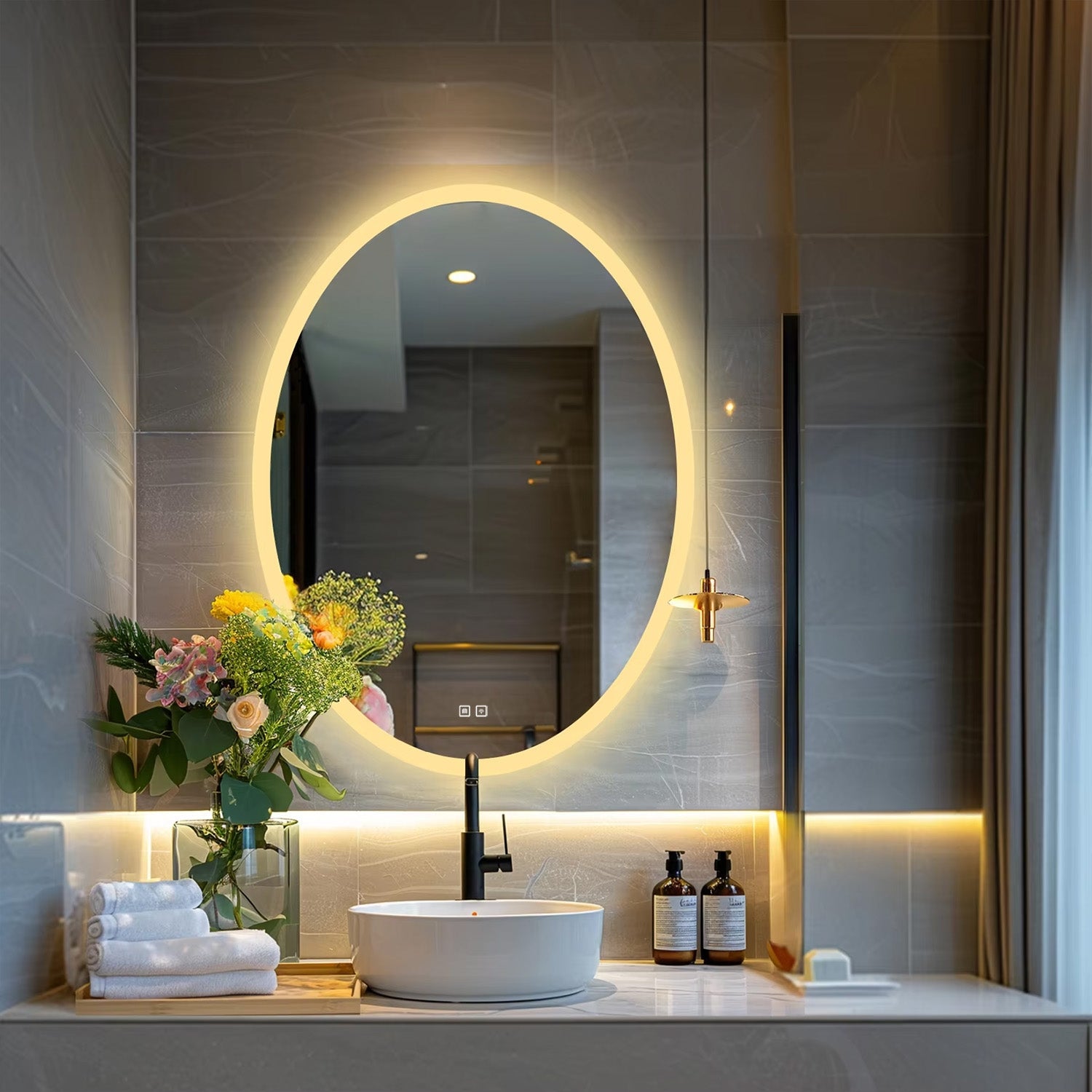 Zrcadlo LED 60x80cm WWA  7