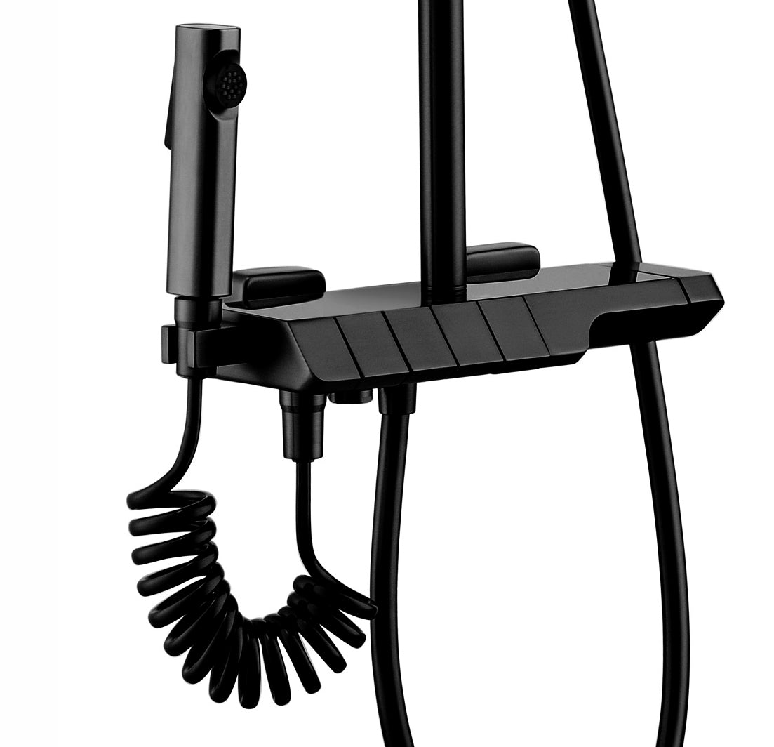 Sprchový set s termostatem REA ROB Black  2