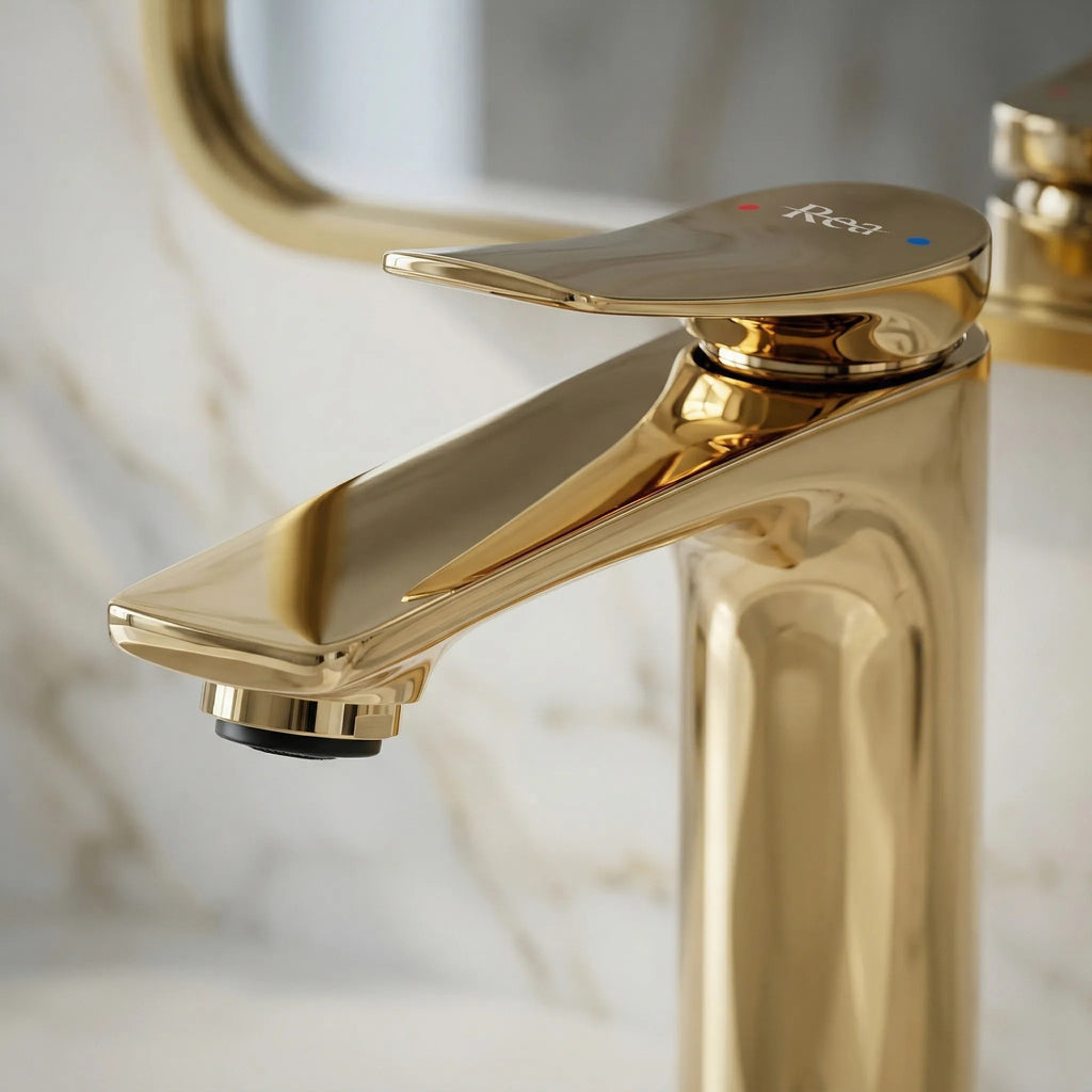 Umyvadlová baterie PREMIUM REA Vision Gold Low  7