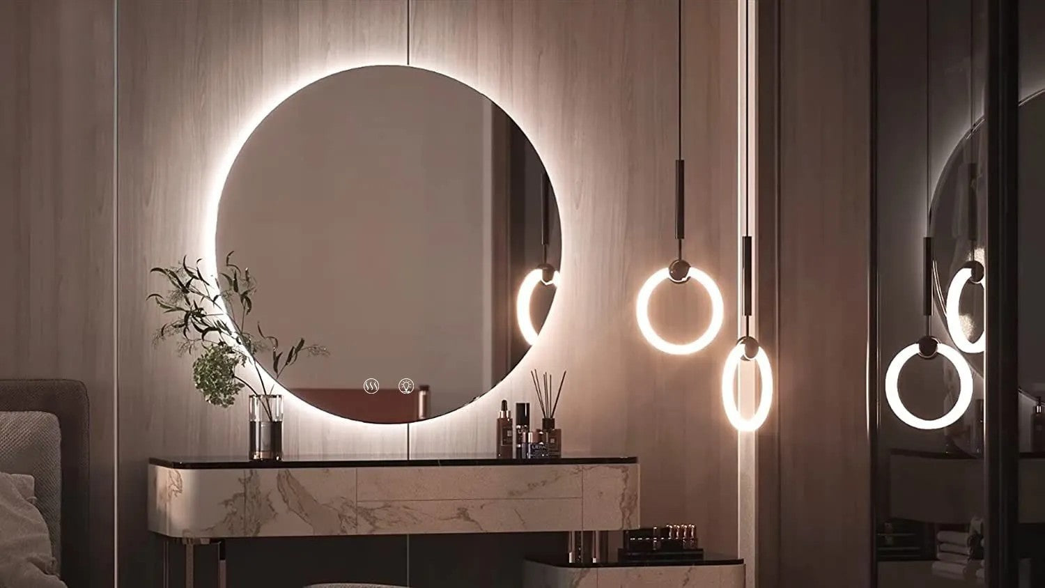 Zrcadlo LED 100cm HZJ100  7