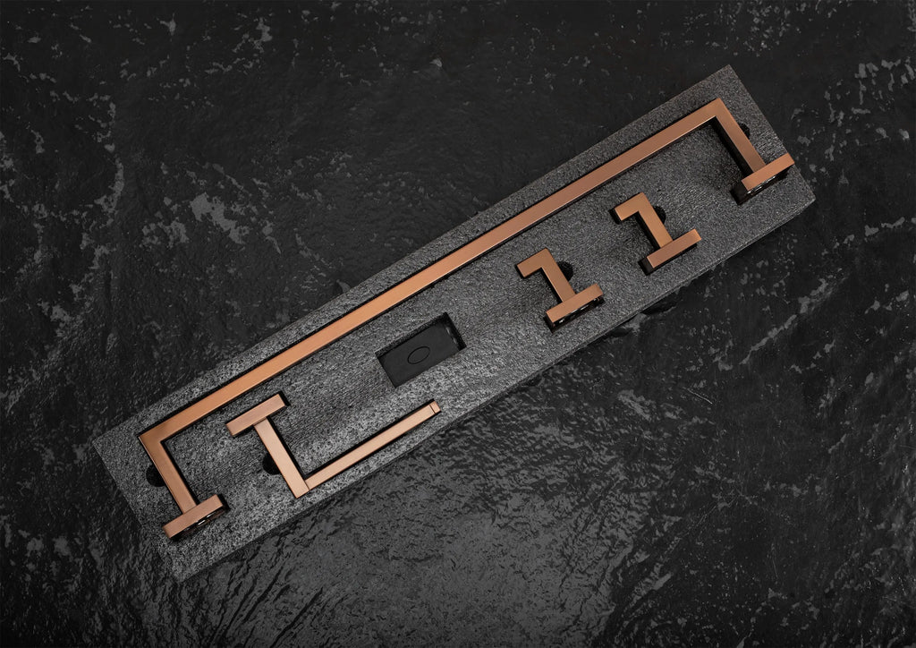 Sada koupelnových doplňků Rio Brush Copper 4 díly  7