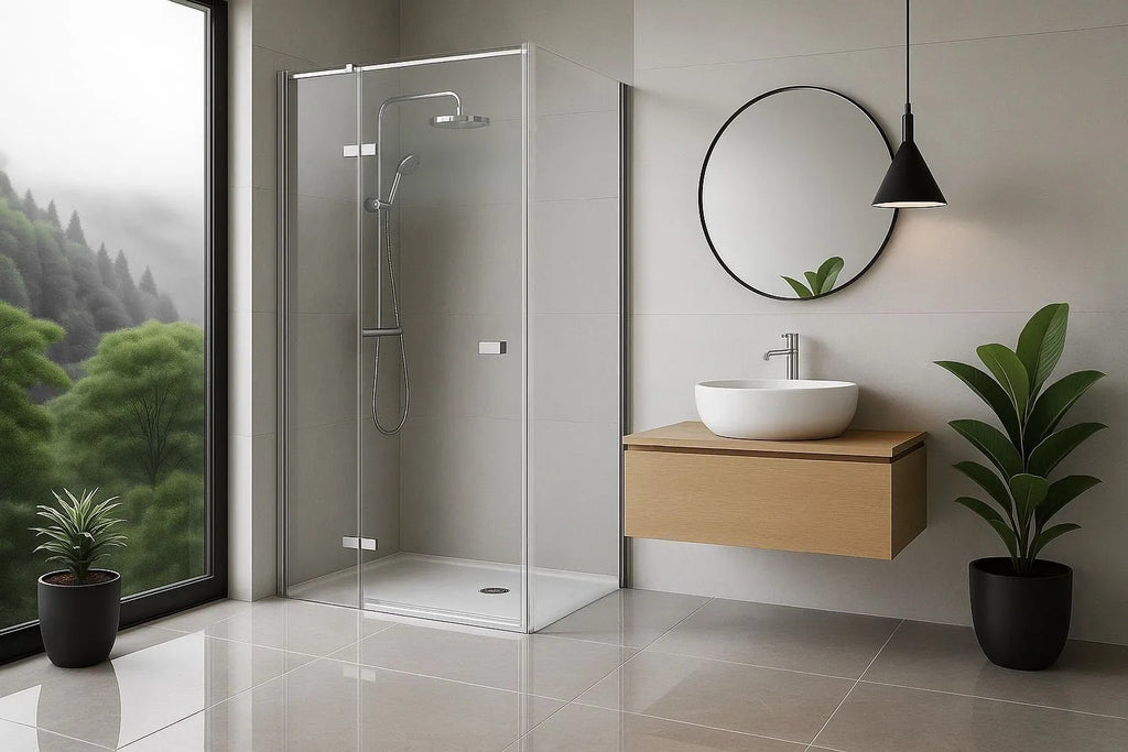 Sprchový kout Rea Atlas 90x90 Chrome vpravo 7