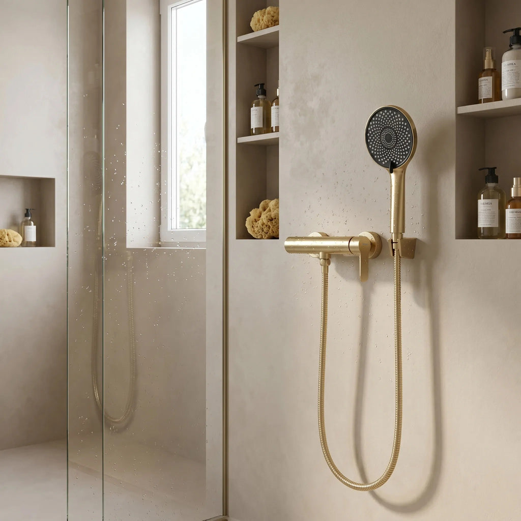Sprchová baterie REA Arcos Brush Gold  7