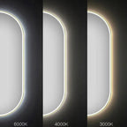 Zrcadlo LED OVL 50x100cm Gold  7
