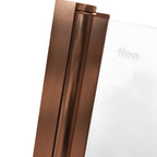 Skládací vanová zástěna REA AGAT-2 100 Brush Copper  9