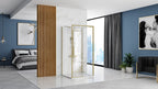 Sprchový REA Rapid Slide  Brush Gold Dveře: 140 x Sprchová zástěna: 80 3