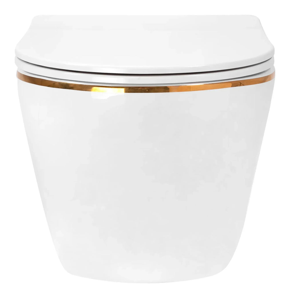 Závěsná WC mísa Rea Carlo Mini Tornado NF GOLD EDGE  5