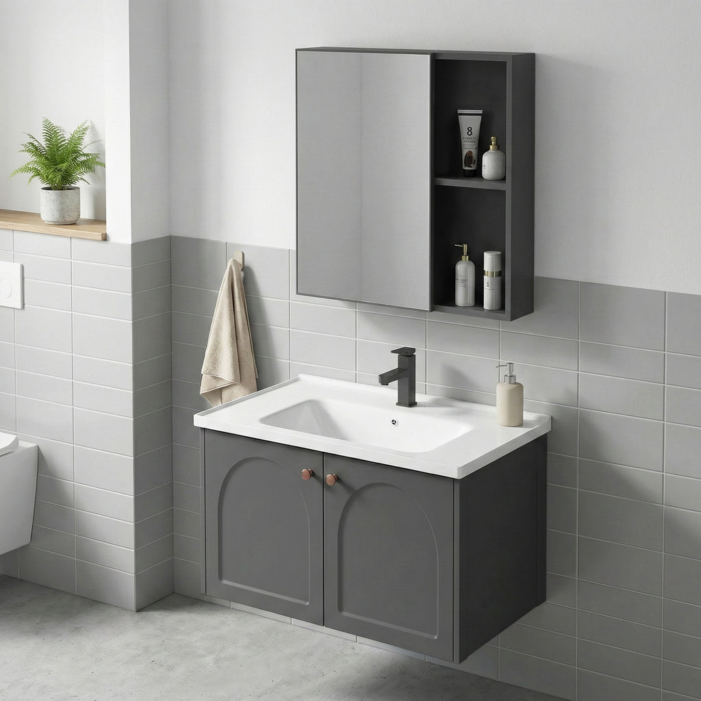 Sada koupelnového nábytku s umyvadlem Denver 60cm Grey  3