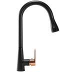 Kuchyňská baterie Rea Mild black mat rose gold  4