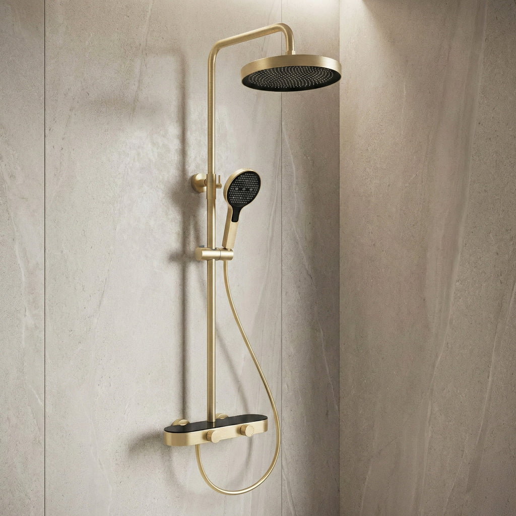 Sprchový set Rea Creo Brush Gold  8