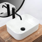 Umyvadlo na desku Rea Demi Mini White  2
