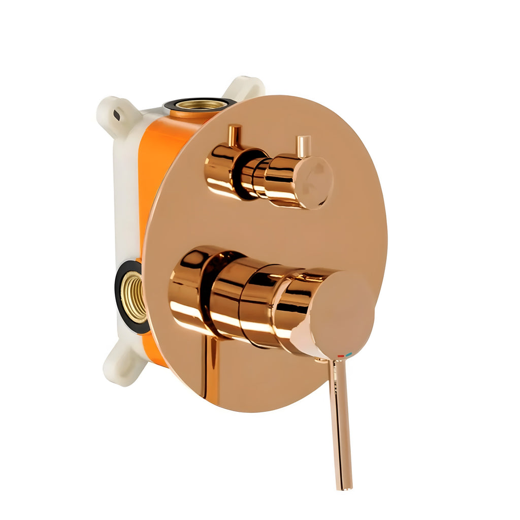Podomítková vanová baterie REA LUNGO Copper + BOX  3