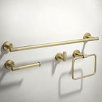 Sada koupelnových doplňků GRID Brush Gold 4 díly  1